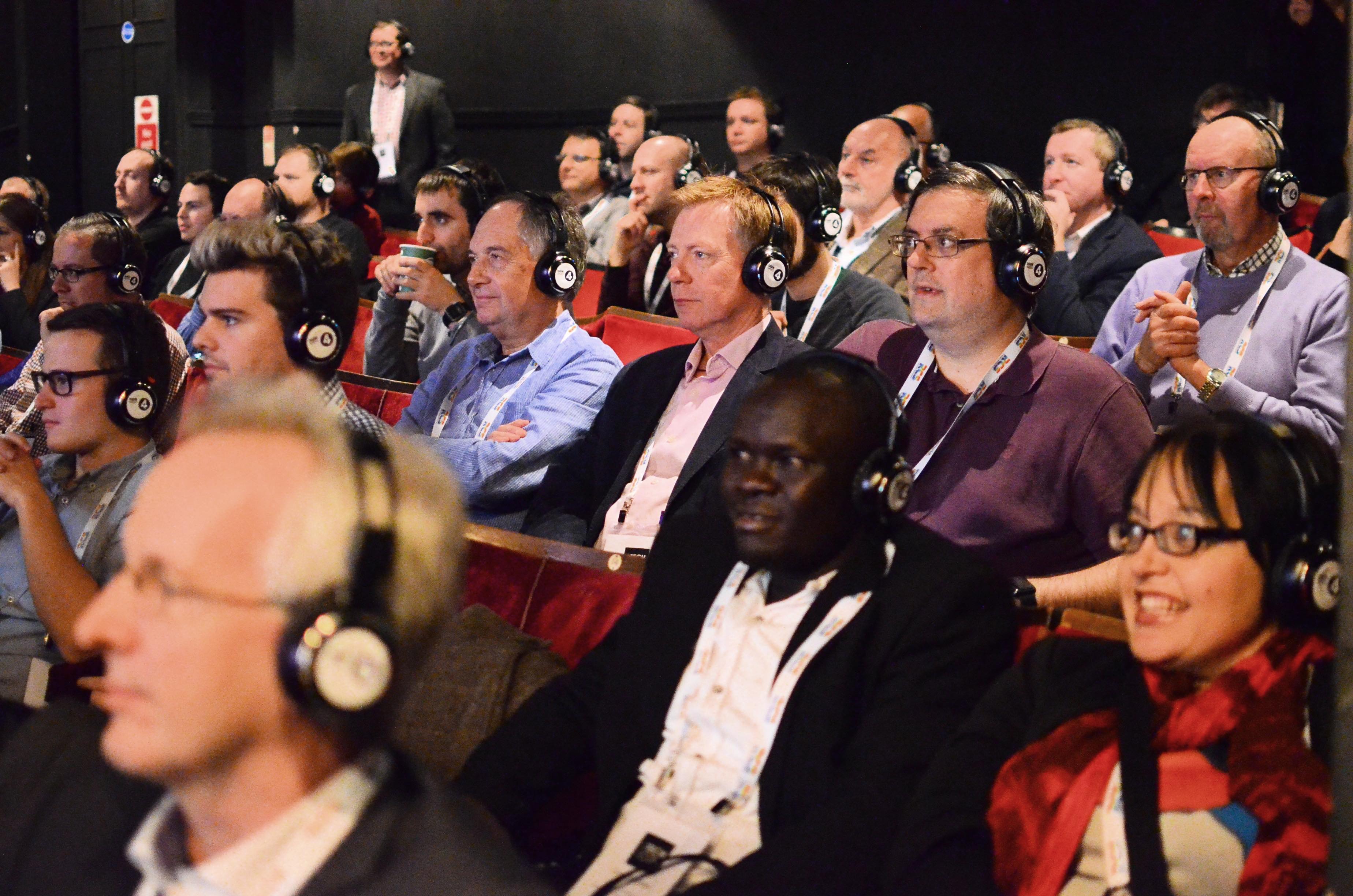 Close up of the audience at Radio TechCon 2016